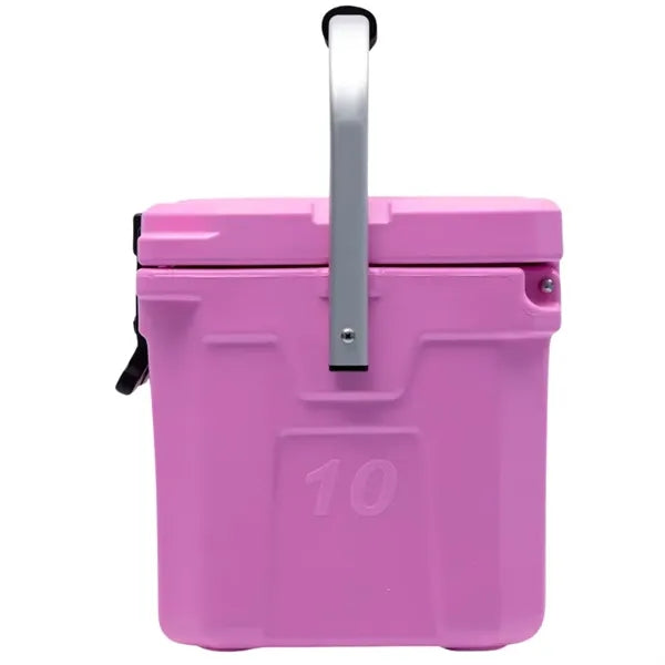 10L Hard Cooler with 2 Molded-in Cup Holders