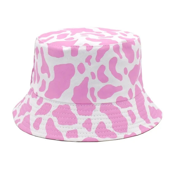 Reversible Bucket Cow Hat