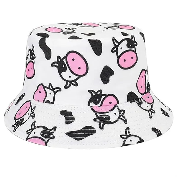 Reversible Bucket Cow Hat