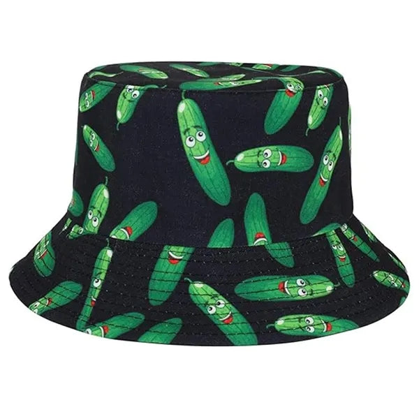 Reversible Bucket Cow Hat