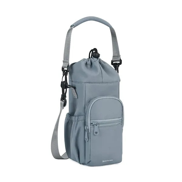 Water Bottle Insulated Bag With Phone Pocket