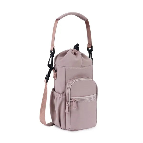 Water Bottle Insulated Bag With Phone Pocket