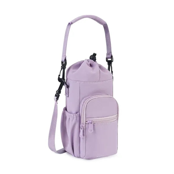 Water Bottle Insulated Bag With Phone Pocket