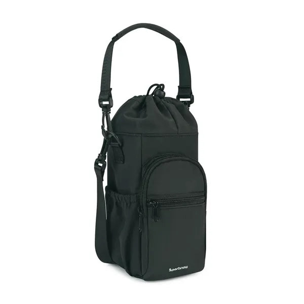 Water Bottle Insulated Bag With Phone Pocket