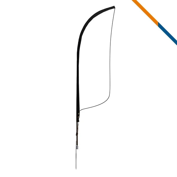 7' Cobb Single-Sided Feather Flag