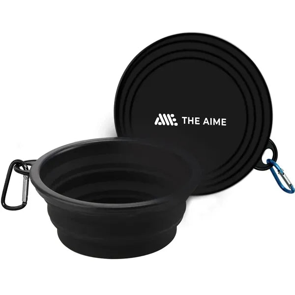 350ml Pet Collapsible Bowl With Carabiner