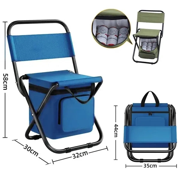 Foldable Chair With Cooler