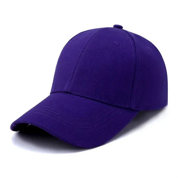 Unisex Plain High Top Baseball Cap