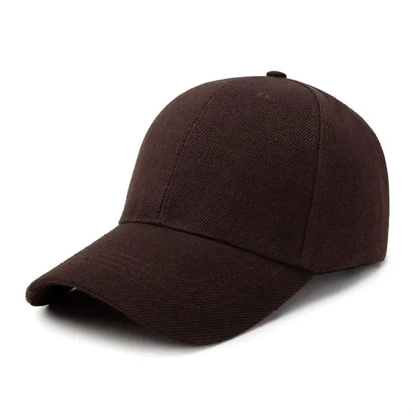 Unisex Plain High Top Baseball Cap