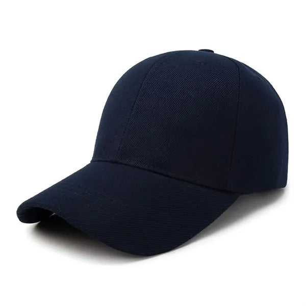 Unisex Plain High Top Baseball Cap