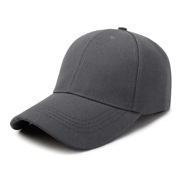 Unisex Plain High Top Baseball Cap