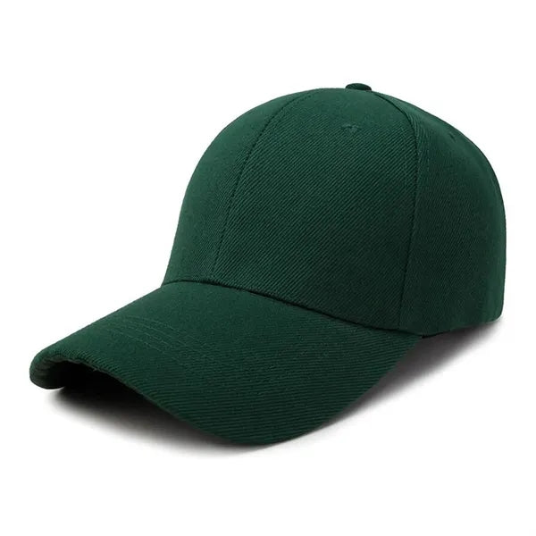 Unisex Plain High Top Baseball Cap