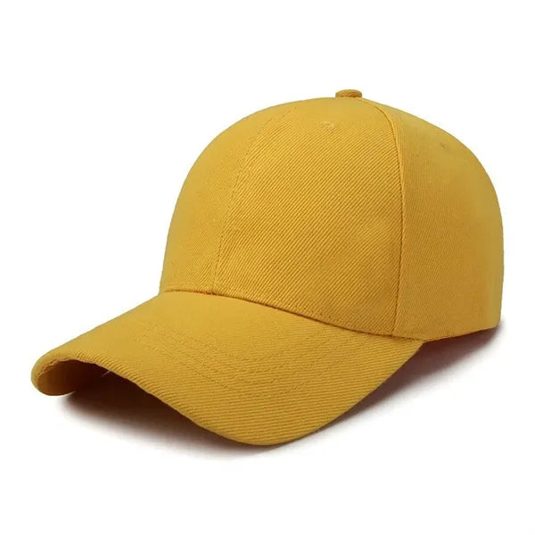 Unisex Plain High Top Baseball Cap