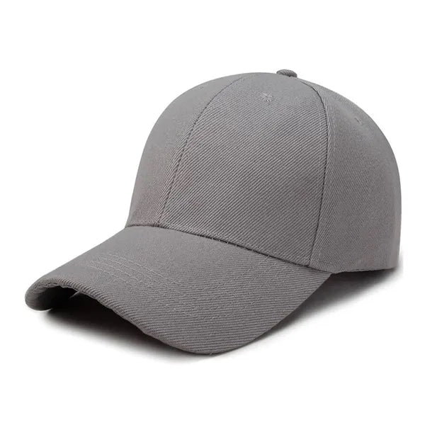 Unisex Plain High Top Baseball Cap