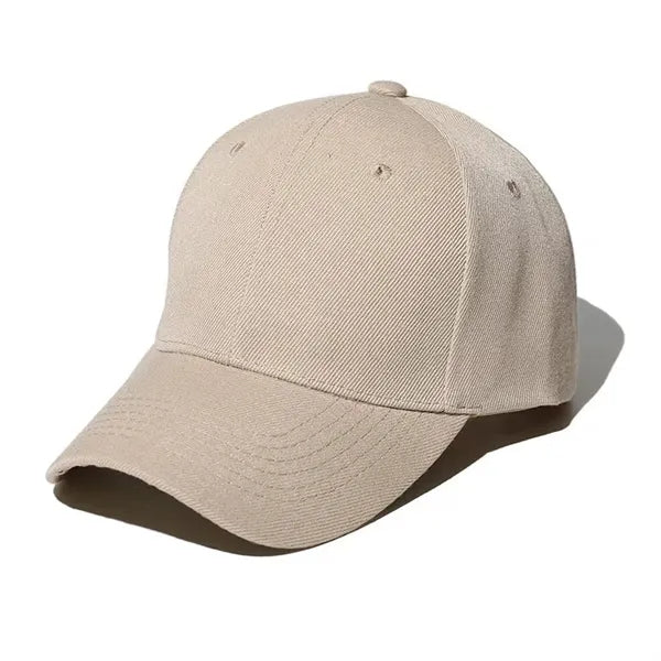 Unisex Plain High Top Baseball Cap