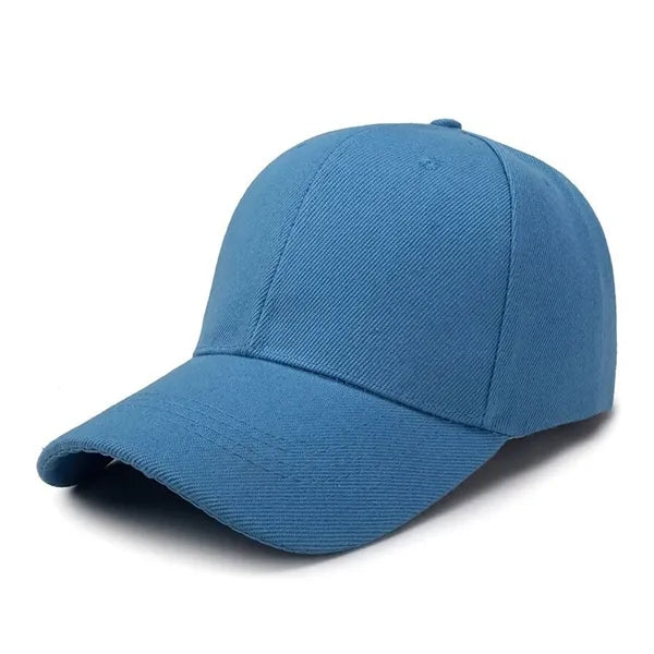 Unisex Plain High Top Baseball Cap