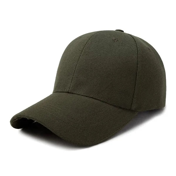Unisex Plain High Top Baseball Cap