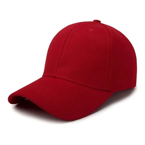 Unisex Plain High Top Baseball Cap