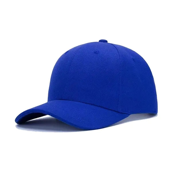 Unisex Plain High Top Baseball Cap
