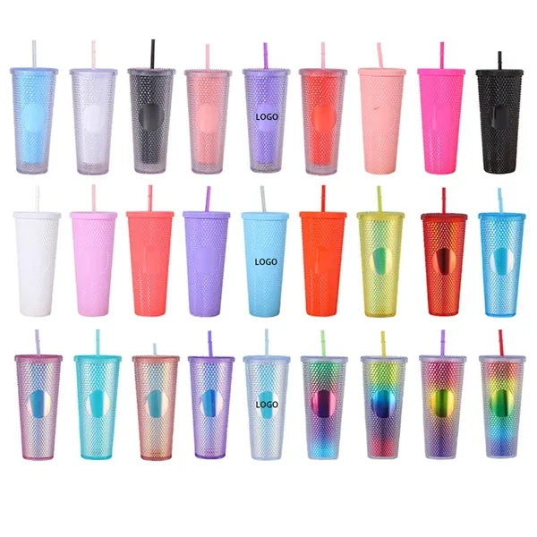 25oz Plastic Durian Straw Cup