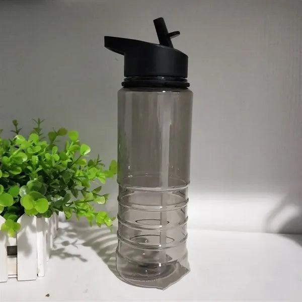 Plastic 28oz Straw Mug with Carrying Handle
