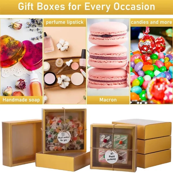 Sets Kraft Gift Boxes