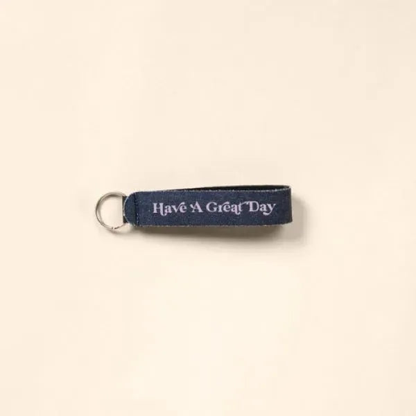 Denim Neoprene - Wrist Strap Key Holder