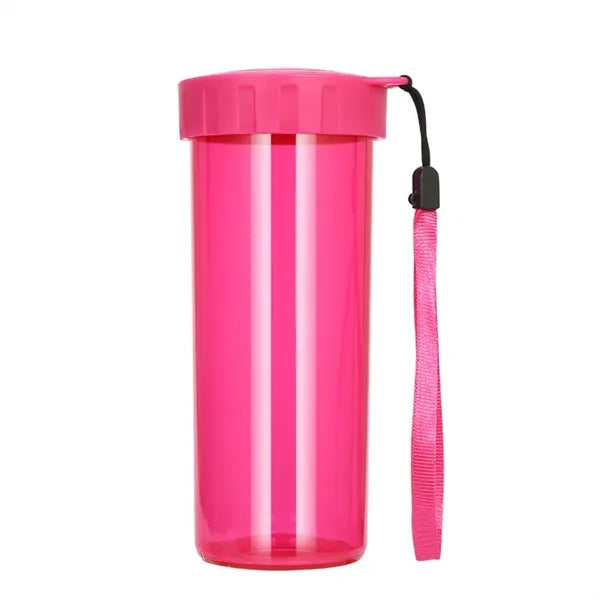 16oz Transparent Plastic Sports Water Bottle