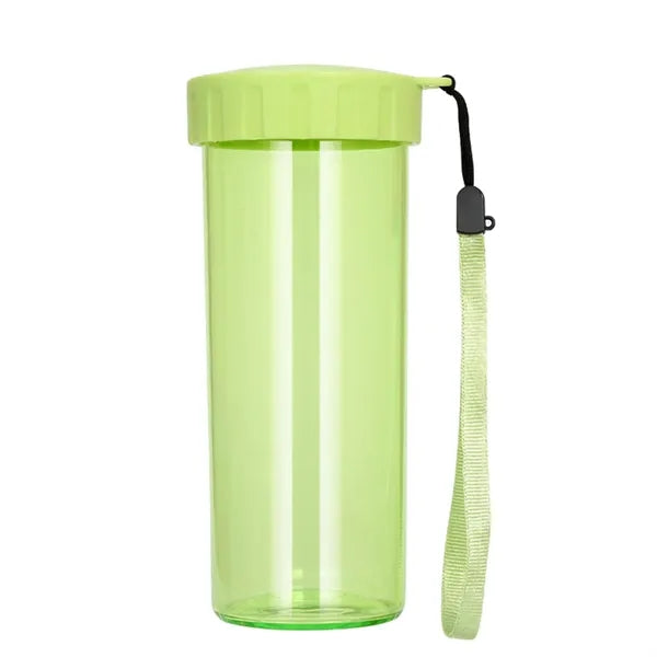 16oz Transparent Plastic Sports Water Bottle