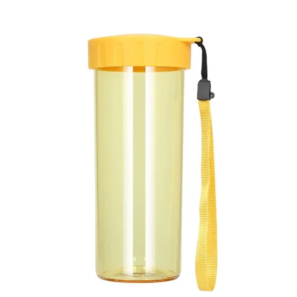 16oz Transparent Plastic Sports Water Bottle