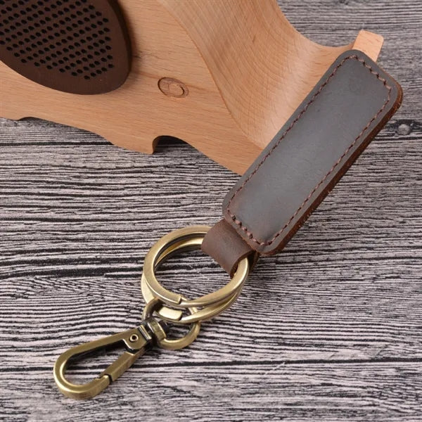 Universal Key Fob Keychain, Leather KeyChain Holder