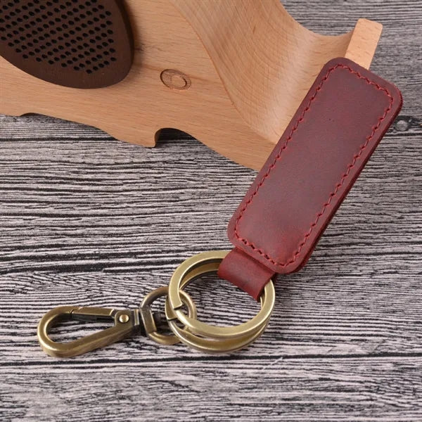 Universal Key Fob Keychain, Leather KeyChain Holder