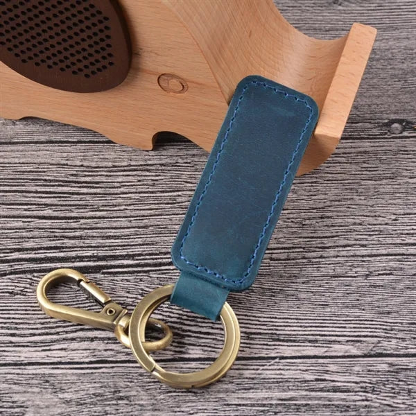 Universal Key Fob Keychain, Leather KeyChain Holder