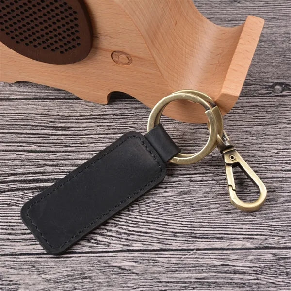 Universal Key Fob Keychain, Leather KeyChain Holder