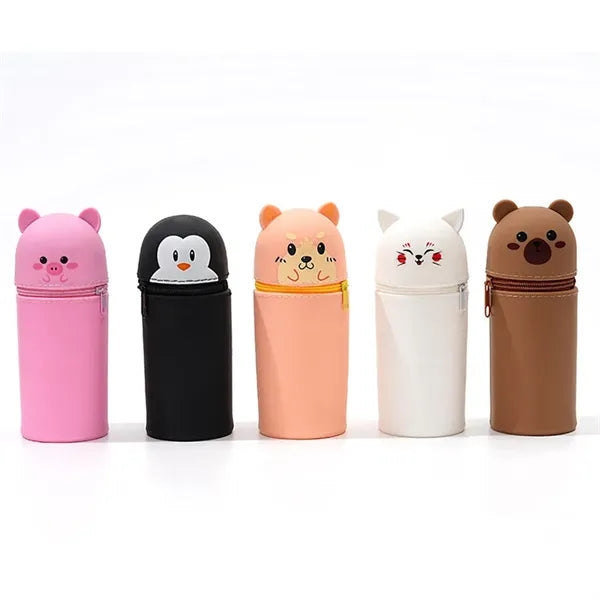 Folding Cartoon Pen Case Stand