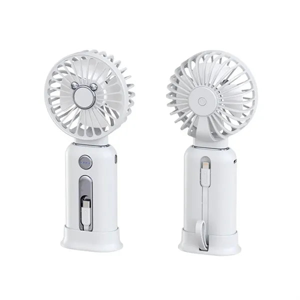 2 in 1 Separated Handheld Fan Power Bank