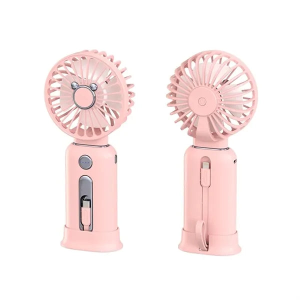 2 in 1 Separated Handheld Fan Power Bank