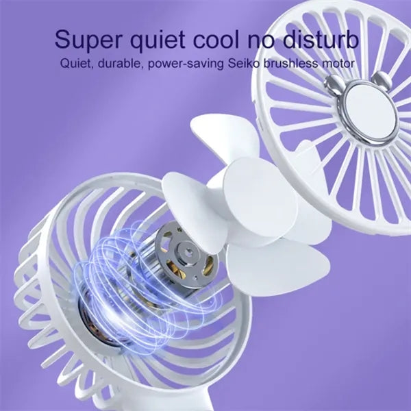 2 in 1 Separated Handheld Fan Power Bank