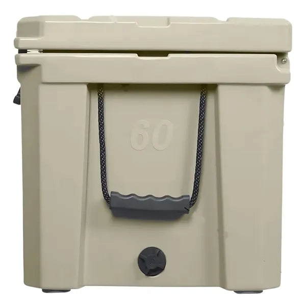 60L Ice Chest with 4 Molded-in Cup Holders