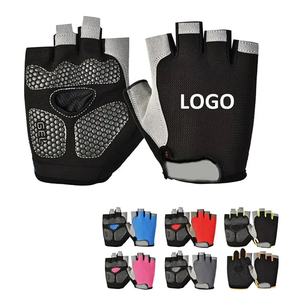 Half-Finger Athletic Cycling And Fitness Gloves