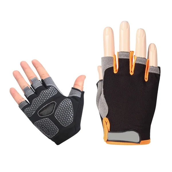 Half-Finger Athletic Cycling And Fitness Gloves