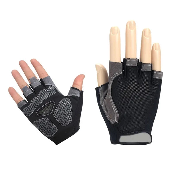Half-Finger Athletic Cycling And Fitness Gloves