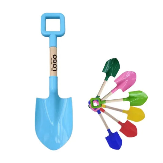Beach Sand Shovel Toy For Kid With Wooden Handle