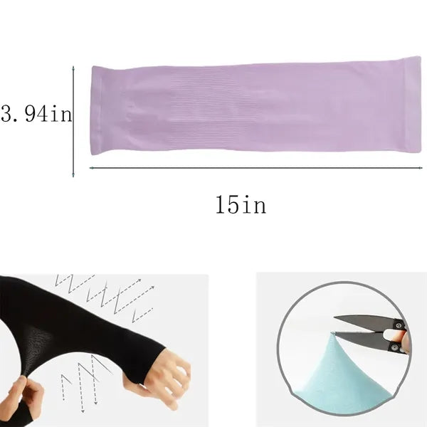 Cooling UV Sun Protection Sports Compression Sleeves