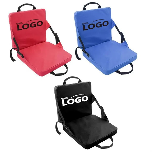 Portable Folding Buckle Pocket Stadium seat Camping Travel