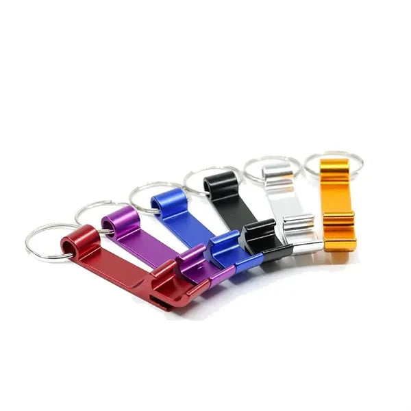 Colorful Metal Keychain Beer Bottle Openers