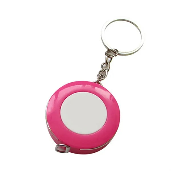 Mini Double-Sided Tape Measure Keychain