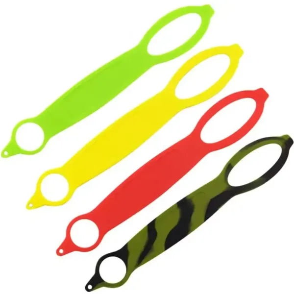 Silicone bottle strap