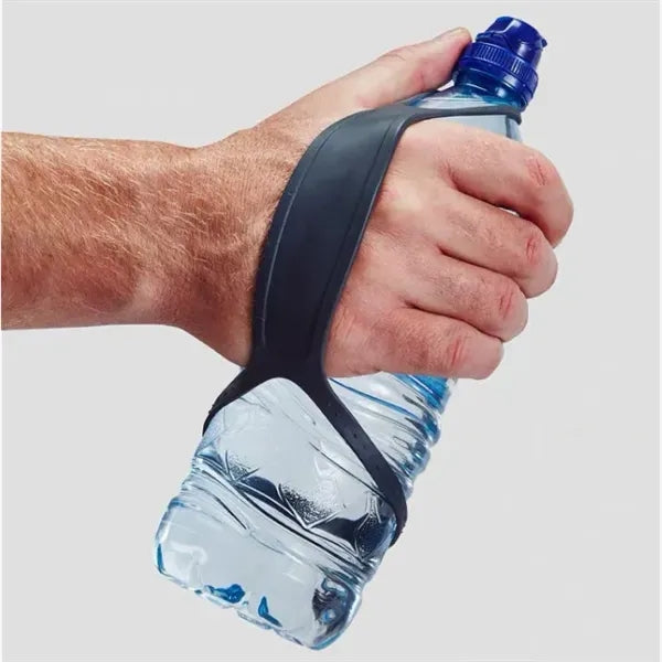 Silicone bottle strap