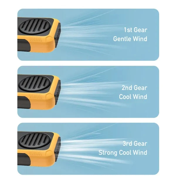 Leafless Hanging Waist Fan 2000mAh